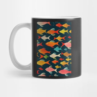 Fish pattern, a perfect gift for Anglers, Fisherman or any Nature Lover #5 Mug